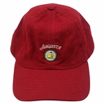 Augusta National GC Masters Tournament 'Augusta' Circle Patch Logo Red Golf Hat