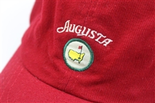 Augusta National GC Masters Tournament 'Augusta' Circle Patch Logo Red Golf Hat