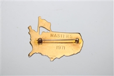 1971 Augusta National Member Gift - 14k Gold Masters Logo Pin