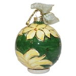 Masters Tournament Ceramic Holiday Ornament Green Goldenbell in Box