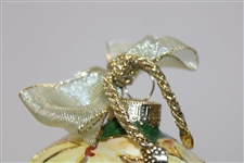 Masters Tournament Ceramic Holiday Ornament Green Goldenbell in Box