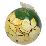 Masters Tournament Ceramic Holiday Ornament Green Goldenbell in Box