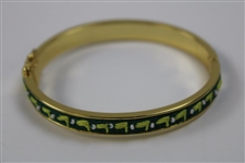 Masters Tournament Mignonne Gavigan Masters Green Bangle in Original Bag/Box
