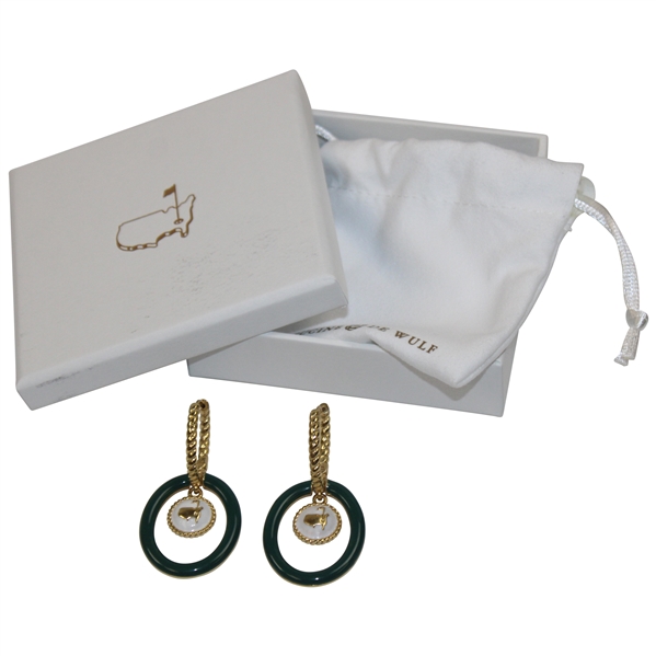 Masters Tournament Capucine De Wulf Link Earrings in Original Bag/Box