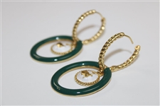 Masters Tournament Capucine De Wulf Link Earrings in Original Bag/Box
