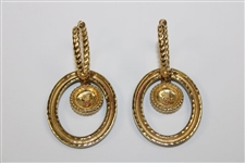 Masters Tournament Capucine De Wulf Link Earrings in Original Bag/Box