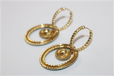 Masters Tournament Capucine De Wulf Link Earrings in Original Bag/Box