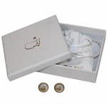 Masters Tournament Capucine De Wulf Stud Pearl Earrings in Original Bag/Box