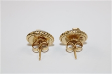 Masters Tournament Capucine De Wulf Stud Pearl Earrings in Original Bag/Box