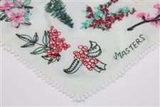 Mignonne Gavigan Masters Tournament Floral Scarf Necklace White