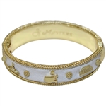 Masters Tournament Capucine De Wulf Icon White Bangle