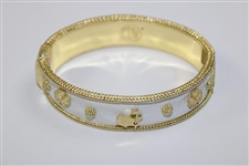 Masters Tournament Capucine De Wulf Icon White Bangle