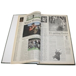 Mike Weir 2003 Masters Champion as Reported in The Augusta Chronicle - Oversize Hardbound