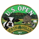 2017 US Open at Erin Hills USGA Oval Metal Display Sign 