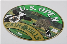2017 US Open at Erin Hills USGA Oval Metal Display Sign 