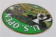 2017 US Open at Erin Hills USGA Oval Metal Display Sign 