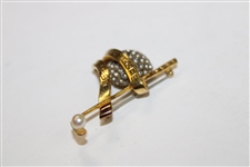 1982 Bob Hope Classic Golf Club Gold And Silver Brooch Pin