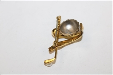 1982 Bob Hope Classic Golf Club Gold And Silver Brooch Pin