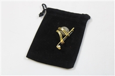 1982 Bob Hope Classic Golf Club Gold And Silver Brooch Pin