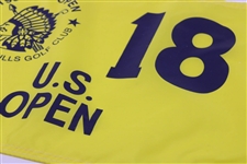 1995 US Open Shinnecock Hills Yellow Screen Flag 