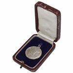 1963 United States Golf Association Sterling Silver Golf Medal - Winner Robert S. Campbell
