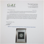 2005 PGA Championship Field Signed Print w/Champ Mickelson Signed Shield JSA ALOA