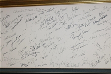 2000 US Amateur Championship Field Signed Print w/Champ Quinney JSA ALOA