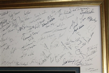 2000 US Amateur Championship Field Signed Print w/Champ Quinney JSA ALOA