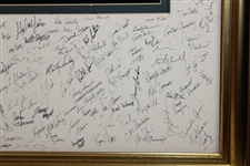 2000 US Amateur Championship Field Signed Print w/Champ Quinney JSA ALOA