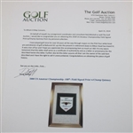 2000 US Amateur Championship Field Signed Print w/Champ Quinney JSA ALOA