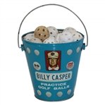 1960’s Billy Casper Practice Golf Balls In Bucket