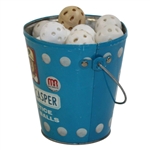 1960’s Billy Casper Practice Golf Balls In Bucket