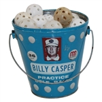 1960’s Billy Casper Practice Golf Balls In Bucket
