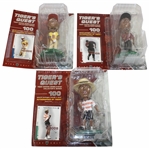 Three (3) Tiger Woods Bobblehead Collectors Series Figurines by NIKE Golf - Unopened