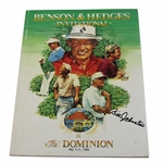 Bill Johnston Signed 1986 Benson & Hedges PGA Invitational Program JSA ALOA