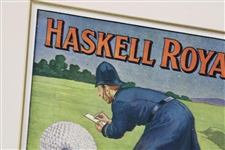 1907 Haskell Royal Colorful Advertisement - Golf Illustrated Page 