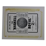 1907 Haskell Royal Colorful Advertisement - Golf Illustrated Page 
