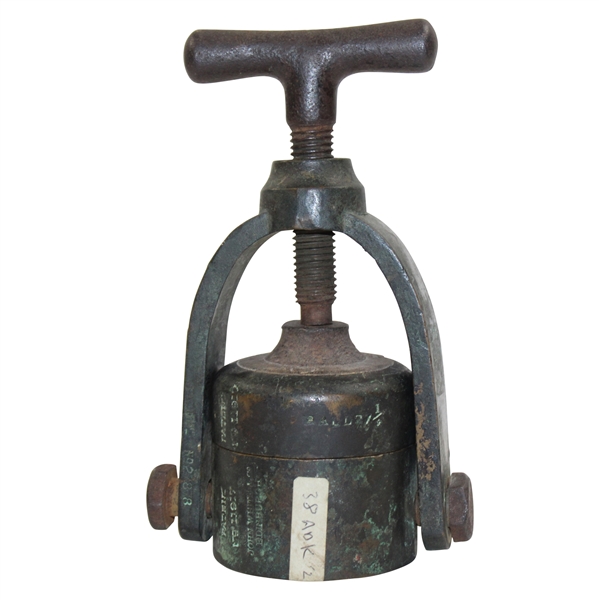Rare c.1860s Golf Ball Mold & Press Stamped John White