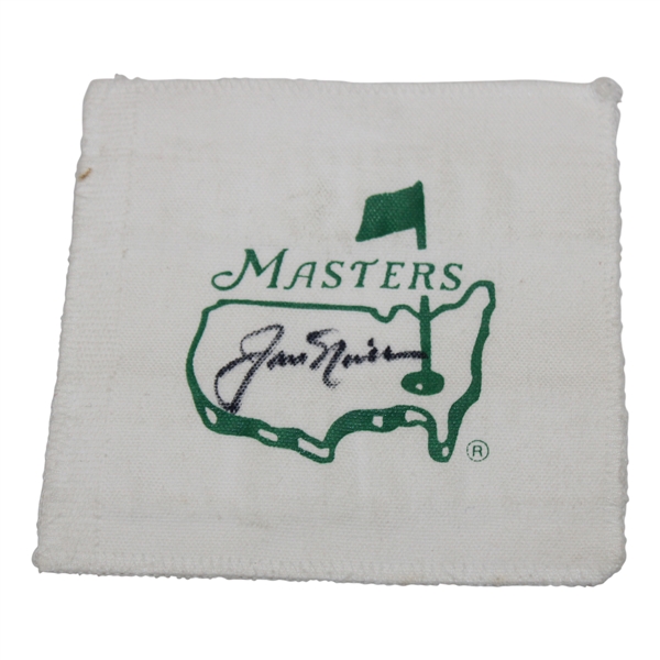 Jack Nicklaus Signed Masters Tournament Caddie Patch JSA ALOA