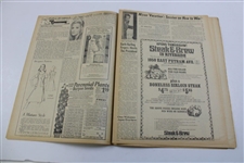 Lee Trevino Signed Sunday News Trevino Repeats Headline July 1972 Newspaper  JSA ALOA