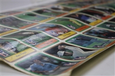 1981 Donruss Golf Set Half Sheet w/Jack Rookie & Stats Leader - Poor Condition