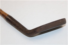 H.R. Chestney Burnham Beeches LH Smooth Face Offset Niblick w/Crack In Shaft & No Grip