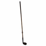 H.R. Chestney Burnham Beeches LH Smooth Face Offset Niblick w/Crack In Shaft & No Grip