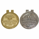 2019 & 2021 PGA Senior Championship Commemorative Badges/Clips - Oak Hill & Southern Hills