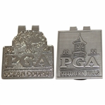 2021 & 2022 PGA Championship Commemorative Badges/Clips - Kiawah & Southern Hills