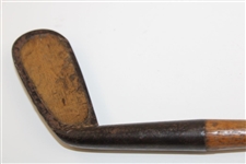 A.G. Spalding Shaft Stamped Gold Medal Accurate Wood Face Cleek
