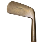 The Spalding Brass Face Hickory Shaft Putter W/ Shaft Stamp