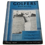 Golfers Magazine May 1930 Issue w/Paul Runyan On The Cover