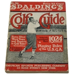 Spalding's Athletic Library Golf Guide 1924 Playing Rules Of The USGA
