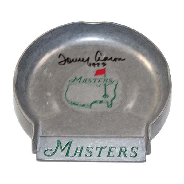 Tommy Aaron Signed Masters Pewter Putting Cup with 1973 Notation JSA ALOA